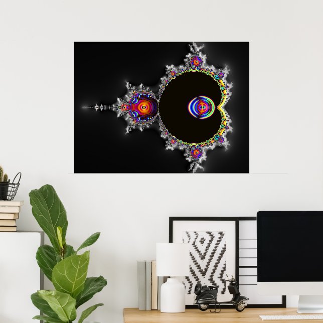 Rainbow Dream. Das berühmte Full Mandelbrot Set Poster (Heimbüro)