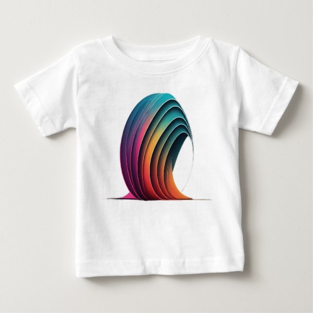 Rainbow Dreams Baby T-shirt (Vorderseite)