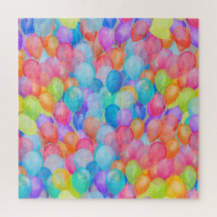 Rainbow Dreams: Watercolor Ballon Art