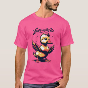 Rainbow Duckling Cupid "Liebe ist in der Luft" T-Shirt