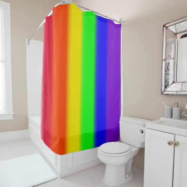 Rainbow Duschvorhang (Beispiel)