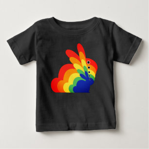 Rainbow Easter Bunny - Ostern Baby T-shirt