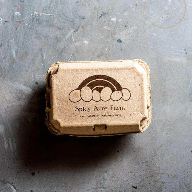 Rainbow Ei Karton Briefmarke Gummistempel (Von Creator hochgeladen)