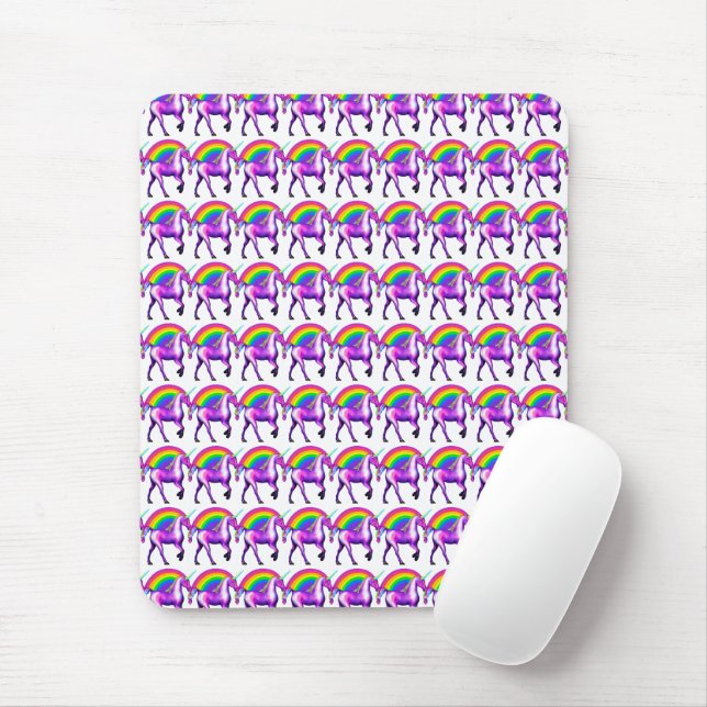 Rainbow-Einhorn Mousepad (Mit Mouse)