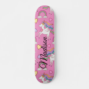 Rainbow-Einhorn  Skateboard