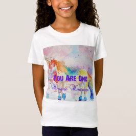 Rainbow Einzigartige Wasserfarben Girls T Shirt