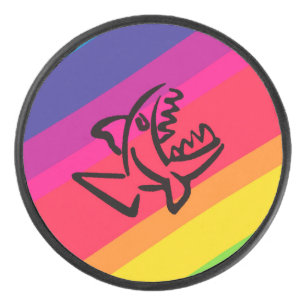 Rainbow Eishockey Puck