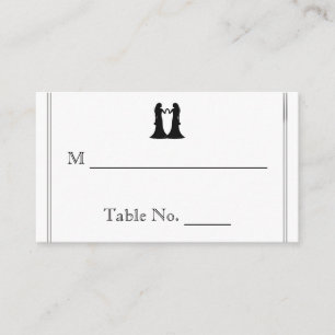 Rainbow Elegance Brides Mariage Cartes de place
