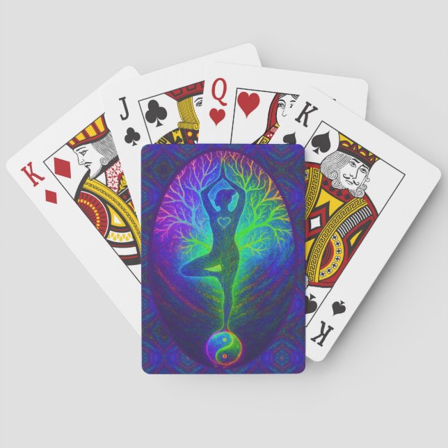 Rainbow Energy Yin Yang Yoga Spielkarten (Rückseite)