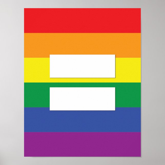 Rainbow Equality Poster (Vorne)