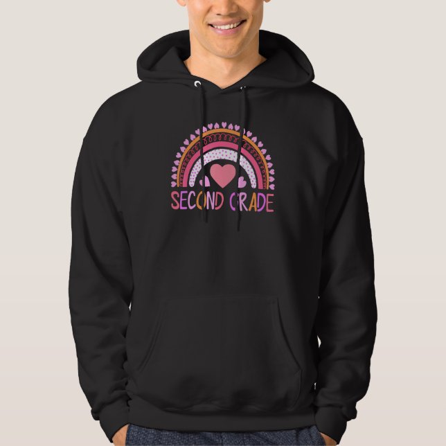 Rainbow Erster Schultag Hoodie (Vorderseite)