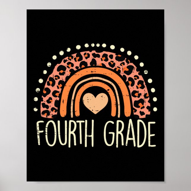 Rainbow Erster Schultag Poster (Vorne)