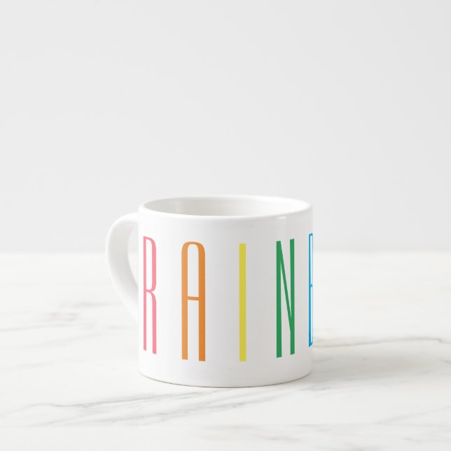 RAINBOW Espresso Cup Espressotasse (Vorderseite Links)