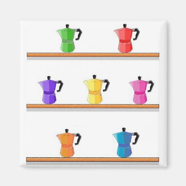 Rainbow Espresso Magnet 15 (Vorne)