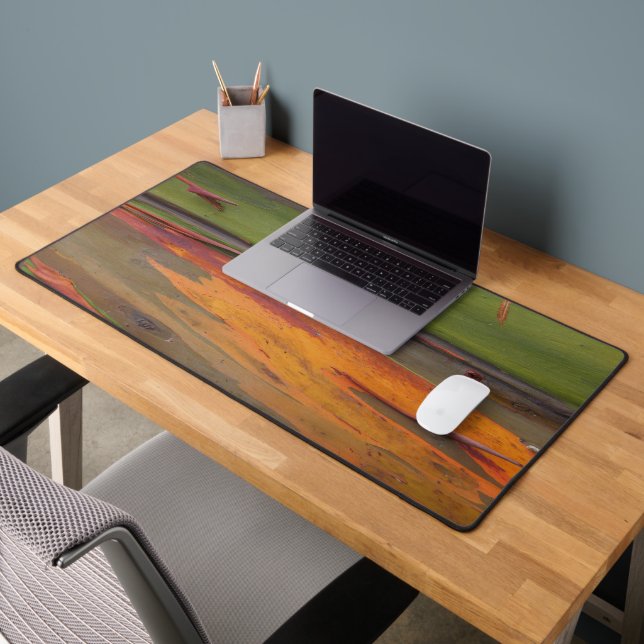 Rainbow Eucalyptus Desk Mat Schreibtischunterlage (Büro 2)
