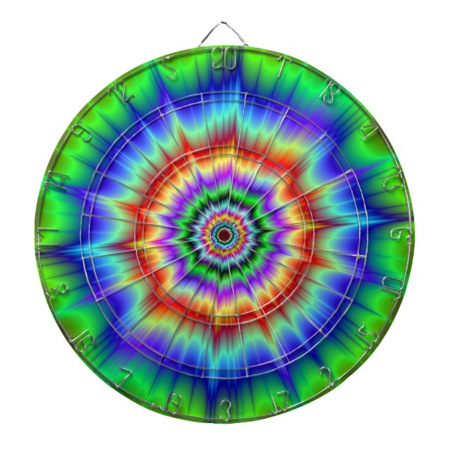 Rainbow Explosion Dartboard Dartscheibe (vorne)