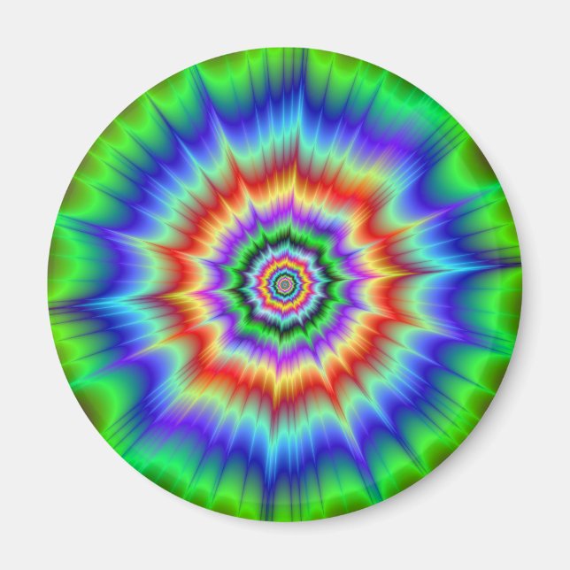 Rainbow Explosionsmagnet Magnet (Vorne)