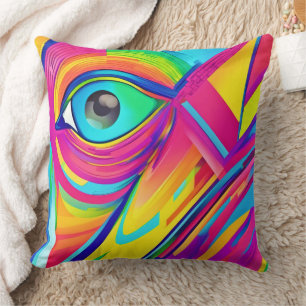 Rainbow Eye Wonder Art Kissen