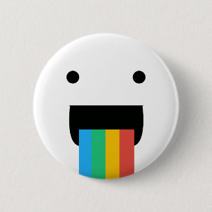 Rainbow Face Button