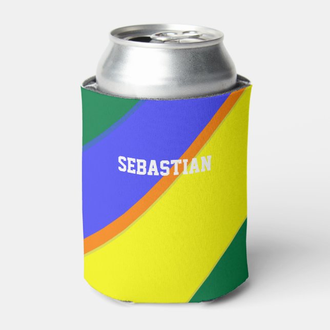 Rainbow-Fahne des personalisierten Gay Pride Dosenkühler (Kanne Vorderseite)