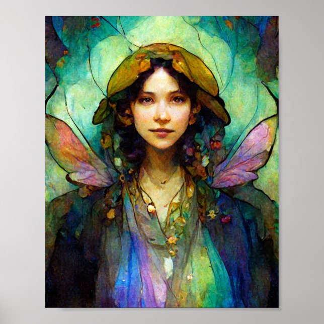 Rainbow Faiasy Fantasy Art Poster (Vorne)