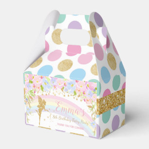 Rainbow Fairy Birthday Party Baby Dusche Vielen Da Geschenkschachtel