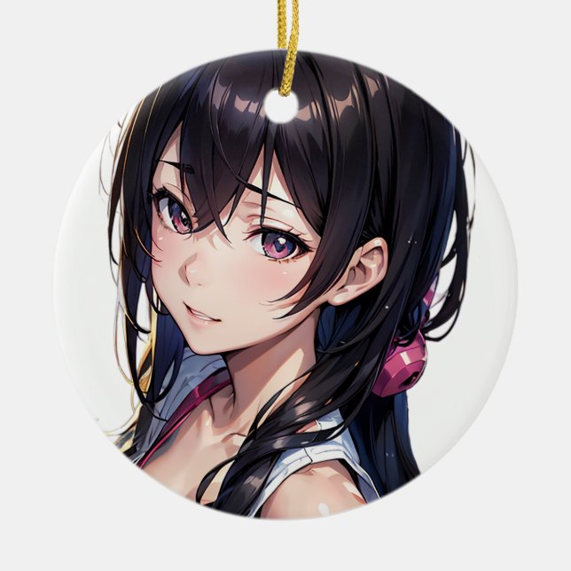 Rainbow Fairy Keramik Ornament (Vorne)