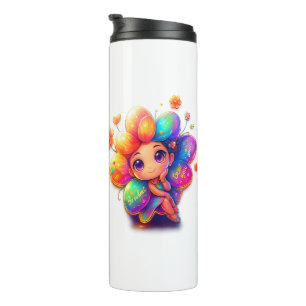 Rainbow Fairy Thermal Tumbler - Niedliches farbige Thermosbecher