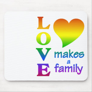 Rainbow Family mousepad, anpassen Mousepad