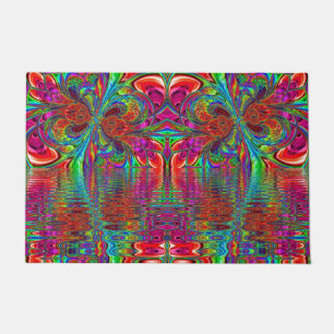 Rainbow Fantasy Mosaik Landschaft Gestalttes Glas Fußmatte