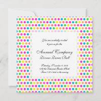 Rainbow-farbene Polka-Dosen Fick Happy-Muster