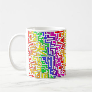 Rainbow-farbene Tasse