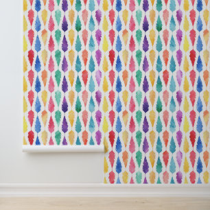 Rainbow Feather Pattern Tapete