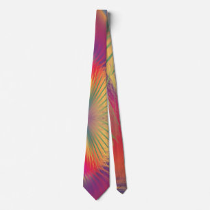 Rainbow Feathers Krawatte