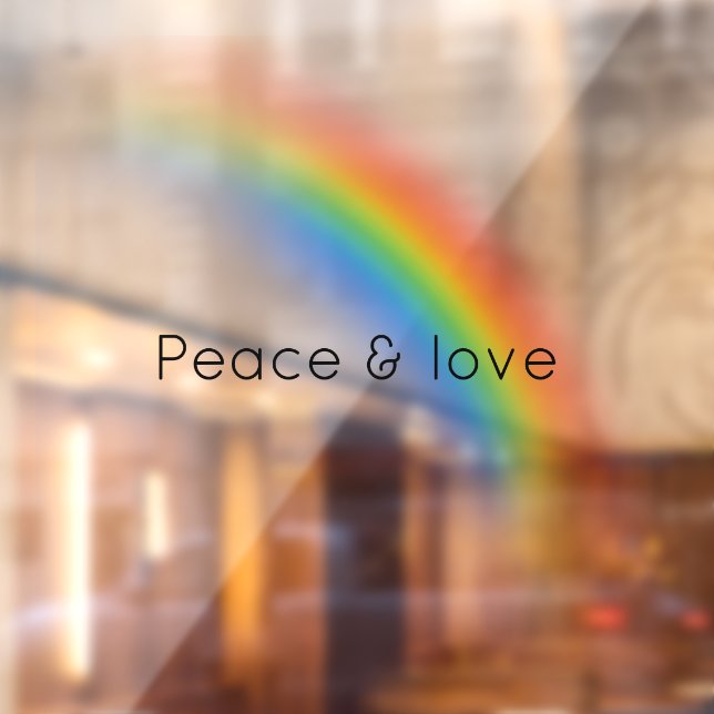 Rainbow Fensteraufkleber (Blatt 2)