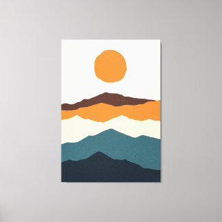 Rainbow Field Leinwanddruck