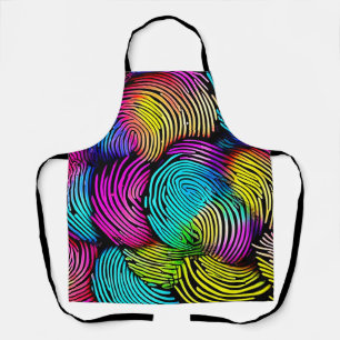 Rainbow Fingerprint Dreams Schürze