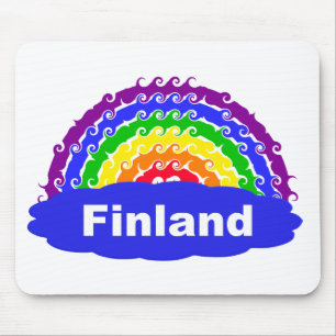 Rainbow Finland Mousepad