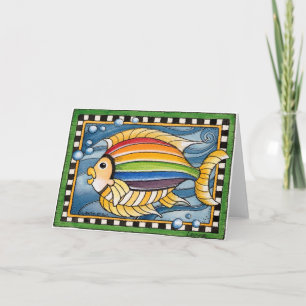 Rainbow Fish - Carte de voeux