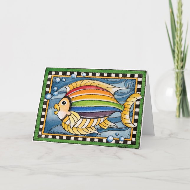 Rainbow Fish - Carte de voeux (Devant)