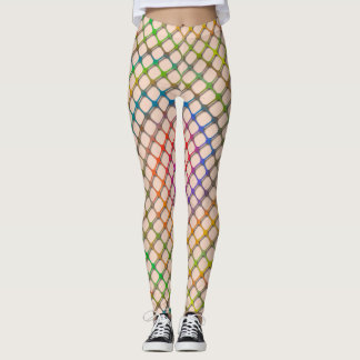 Rainbow Fishnets Leggings