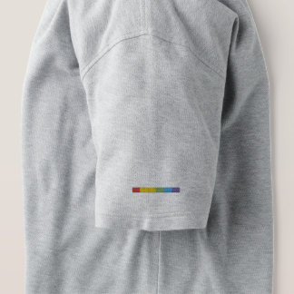 Rainbow Flag Bar (beide Sleeves) bestickter Polo