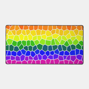Rainbow Flag Colors Design LGBTQ Gay Pride Schreibtischunterlage