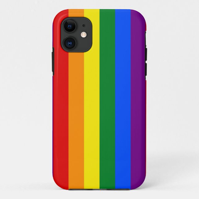 RAINBOW FLAG FARBEN Case-Mate iPhone HÜLLE (Rückseite)