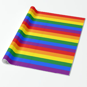 RAINBOW FLAG FARBEN GESCHENKPAPIER