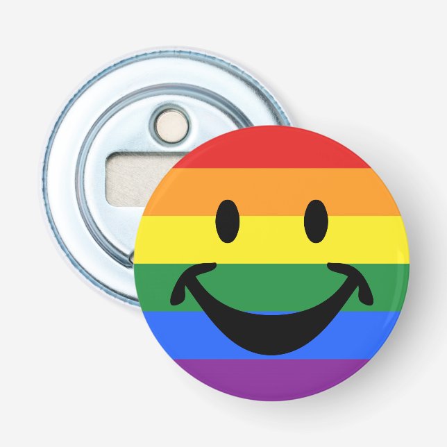 RAINBOW FLAG FARBEN Ihre Ideen Flaschenöffner (Vorderseite)