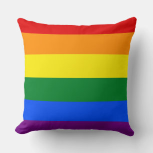 RAINBOW FLAG FLAG FARBEN + Ihre Ideen Kissen