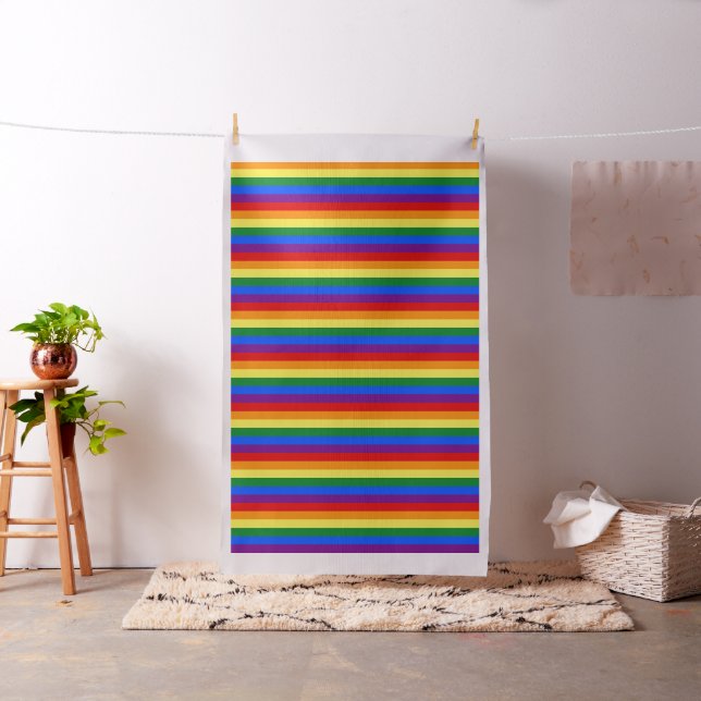 RAINBOW FLAG FLAG FARBEN + Ihre Ideen Stoff (Beispiel)