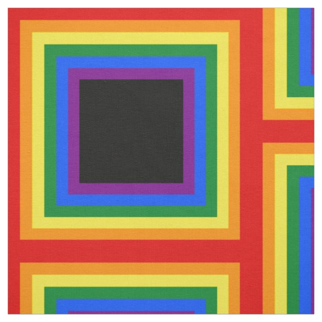RAINBOW FLAG FLAG FARBEN Rahmen + Ihre Ideen Stoff (Muster)