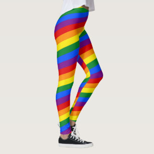 RAINBOW FLAG FLAG FARBEN Streifen + Ihre Ideen Leggings